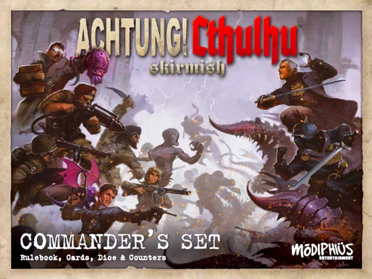 Modiphius Entertainment Achtung! Cthulhu Skirmish: Commander's Set 3 Modiphius Entertainment Achtung! Cthulhu Skirmish: Commander's Set