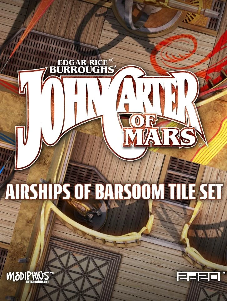 Modiphius Entertainment John Carter Of Mars: Airships Of Barsoom Tile Set 3 Modiphius Entertainment John Carter Of Mars: Airships Of Barsoom Tile Set