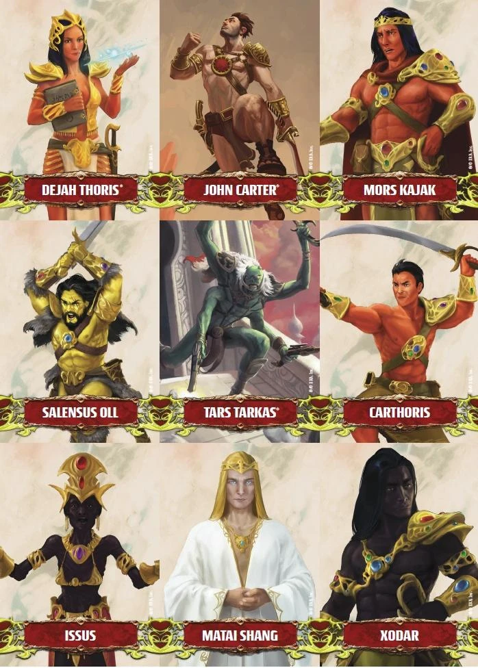 Modiphius Entertainment PDFs John Carter Of Mars: Character And Token Card Deck - PDF 3 Modiphius Entertainment PDFs John Carter Of Mars: Character And Token Card Deck - PDF