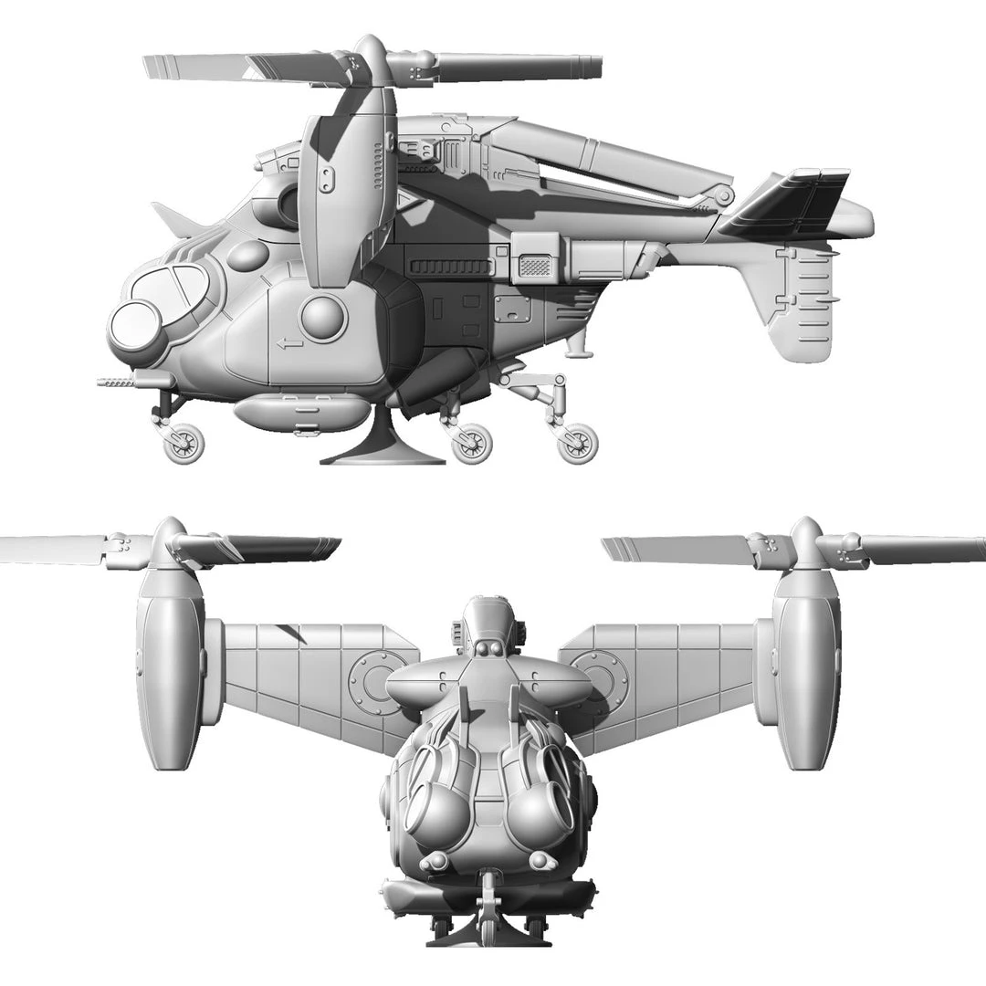 Modiphius Entertainment PDFs Fallout: Wasteland Warfare - Print At Home - Parked Vertibird STL 8 Modiphius Entertainment PDFs Fallout: Wasteland Warfare - Print At Home - Parked Vertibird STL