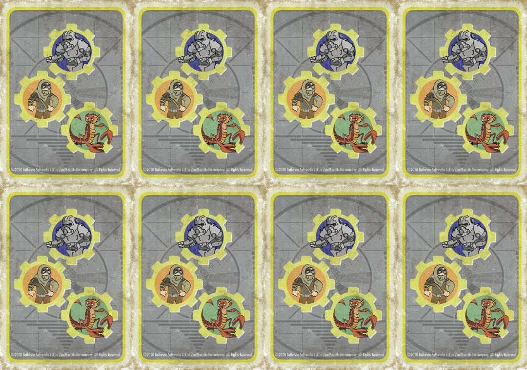 Modiphius Entertainment Fallout: Wasteland Warfare - Wave 1-3 AI Card Deck Bundle PDFs 6 Modiphius Entertainment Fallout: Wasteland Warfare - Wave 1-3 AI Card Deck Bundle PDFs