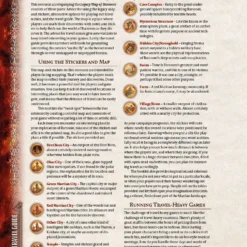 Modiphius Entertainment John Carter Of Mars: Legacy Map Of Barsoom