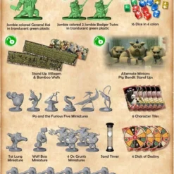 Modiphius Entertainment Kung Fu Panda - Master's Expansion Box (white Box)