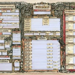 Modiphius Entertainment Conan Character Sheet Pad