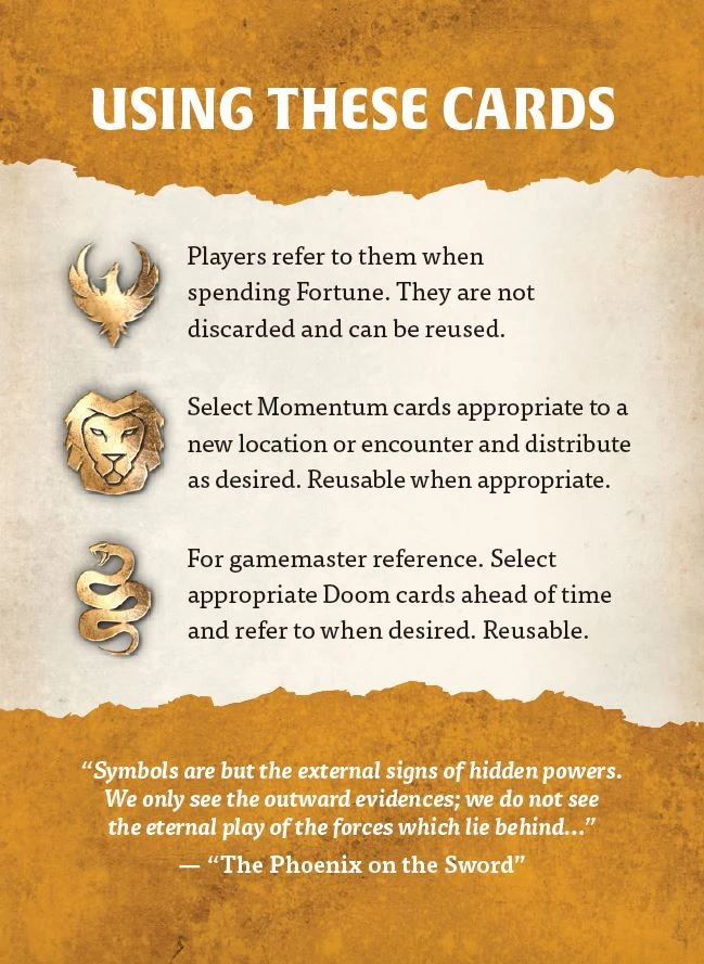 Modiphius Entertainment Conan: Doom And Fortune Cards 4 Modiphius Entertainment Conan: Doom And Fortune Cards