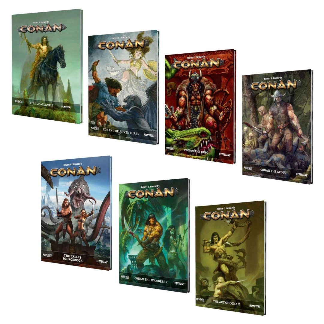 Modiphius Entertainment Conan: Wave 3 Supplement Book Bundle 3 Modiphius Entertainment Conan: Wave 3 Supplement Book Bundle