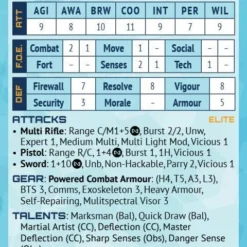 Modiphius Entertainment Infinity: Adversary Card Deck - PDF PDFs